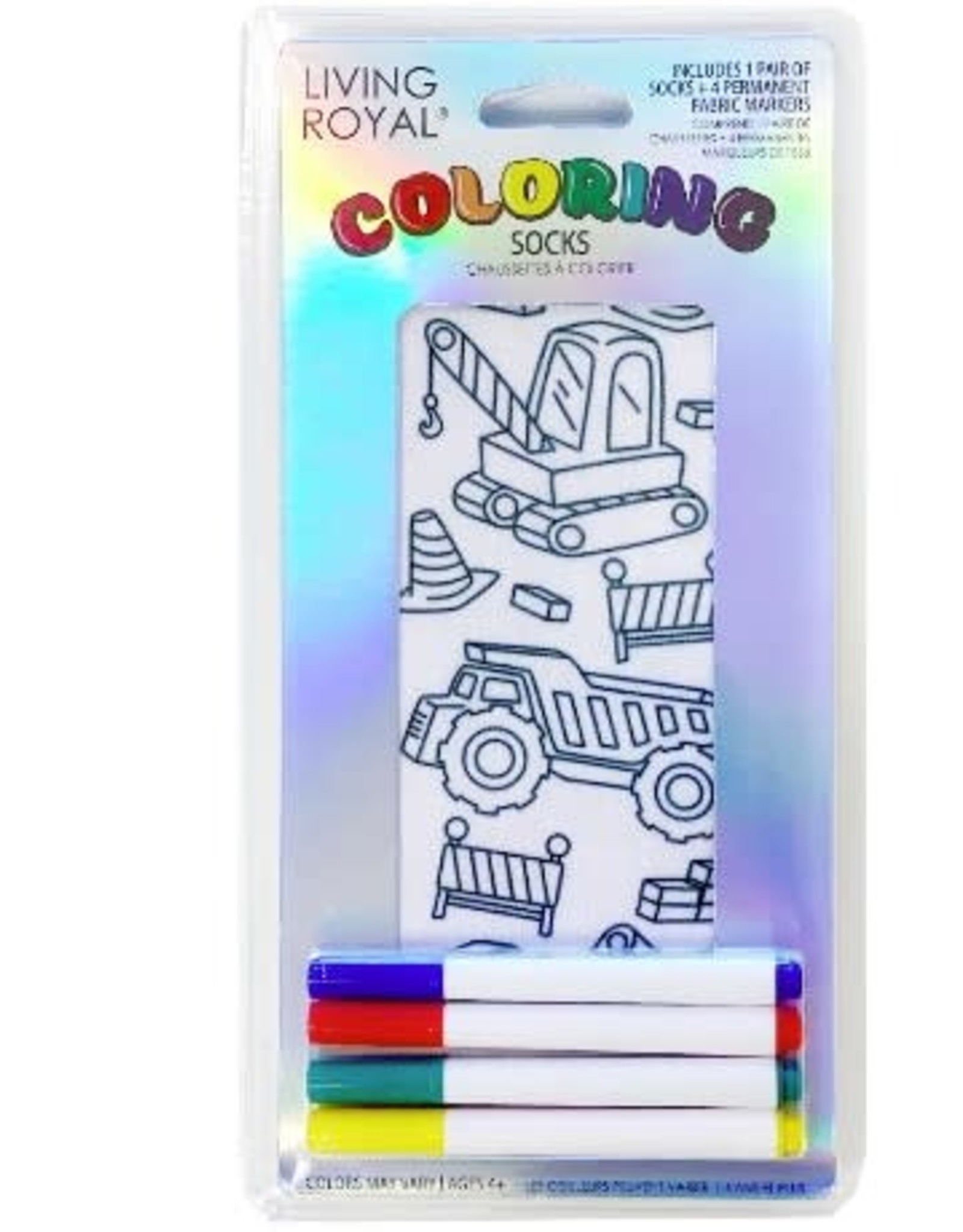 Living Royal TRACTOR ZONE COLORING SOCKS