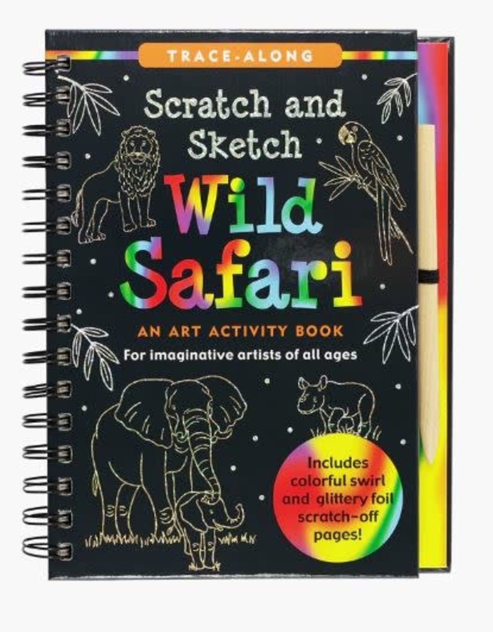Peter Pauper Press SCRATCH & SKETCH WILD SAFARI TAL