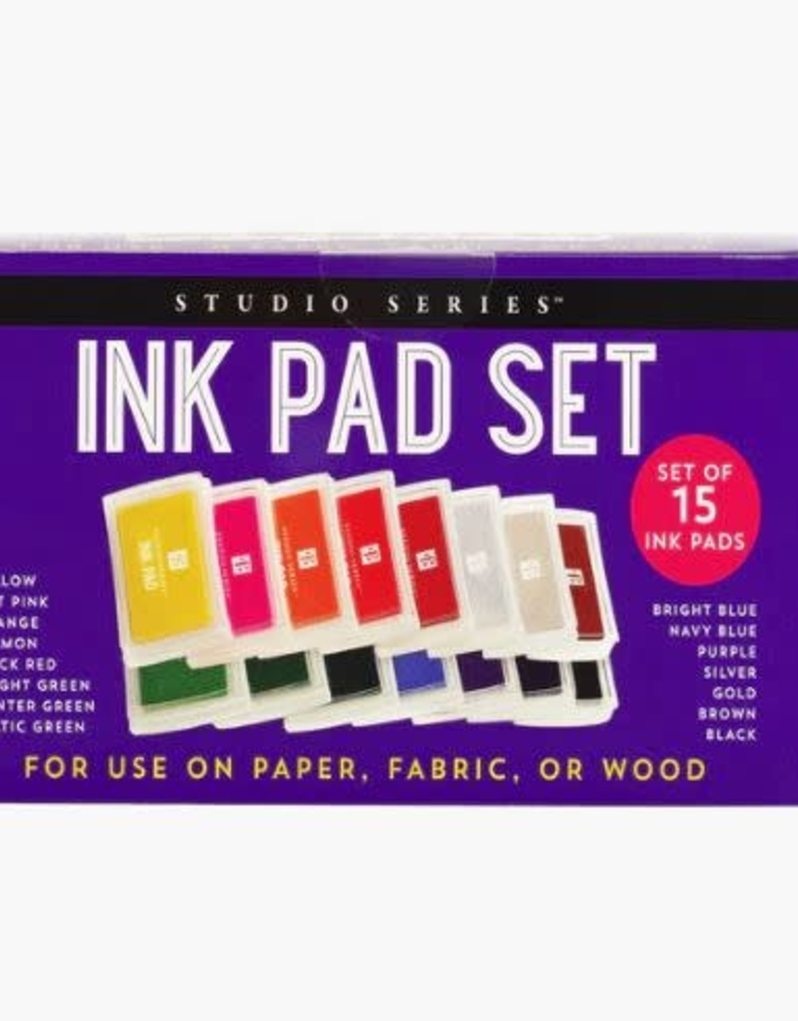 Peter Pauper Press STUDIO SERIES INK PAD SET