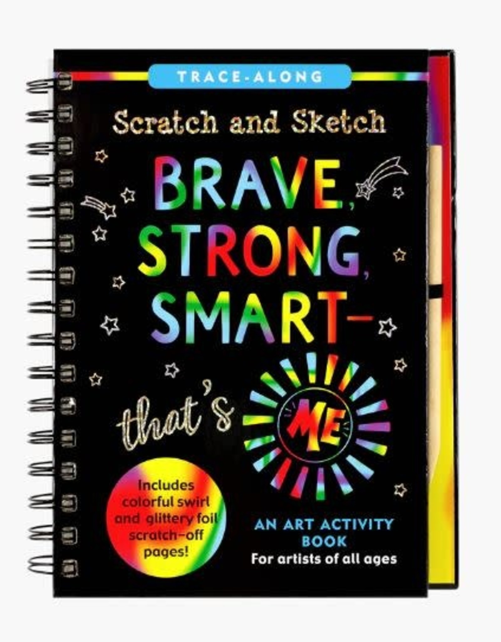 Peter Pauper Press BRAVE, STRONG, SMART -- THAT'S ME! SCRATCH AND SKETCH