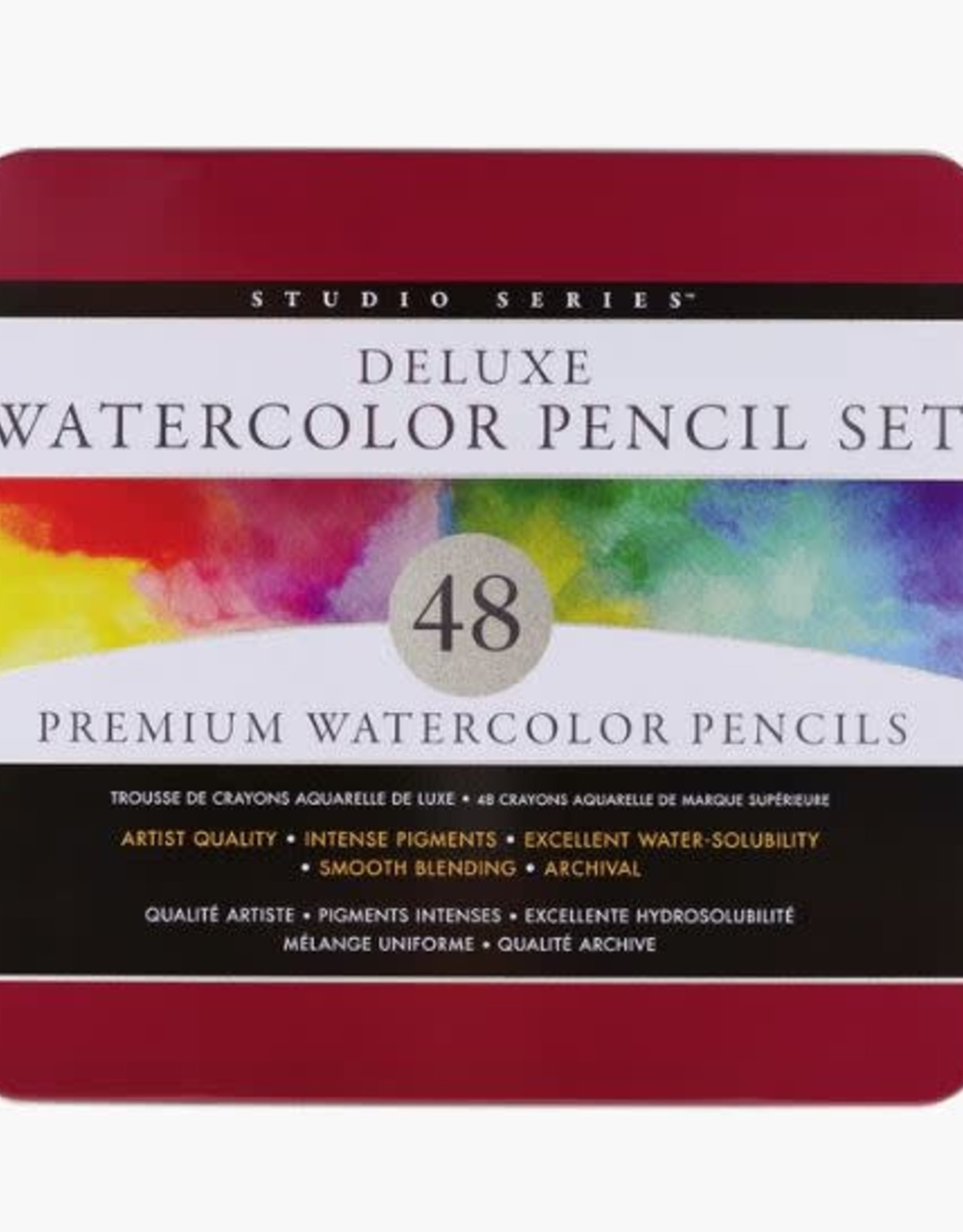Peter Pauper Press DELUXE WATERCOLOR PENCIL SET/48