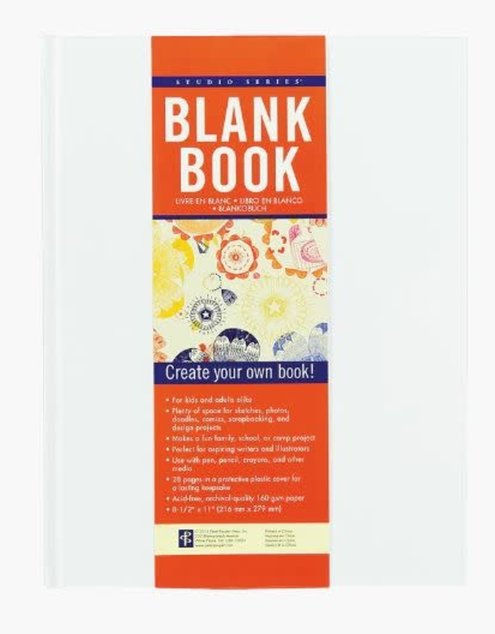 Peter Pauper Press BLANK BOOK/WHITE