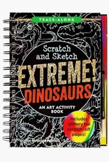 Peter Pauper Press EXTREME! DINOSAURS SCRATCH AND SKETCH