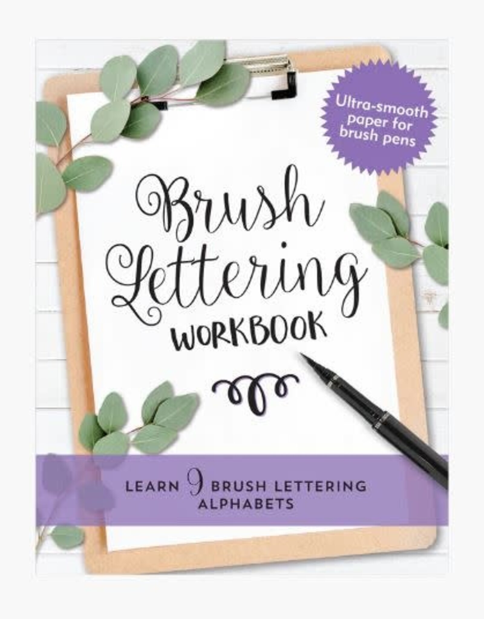 Peter Pauper Press BRUSH LETTERING WORKBOOK
