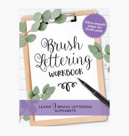 Peter Pauper Press BRUSH LETTERING WORKBOOK