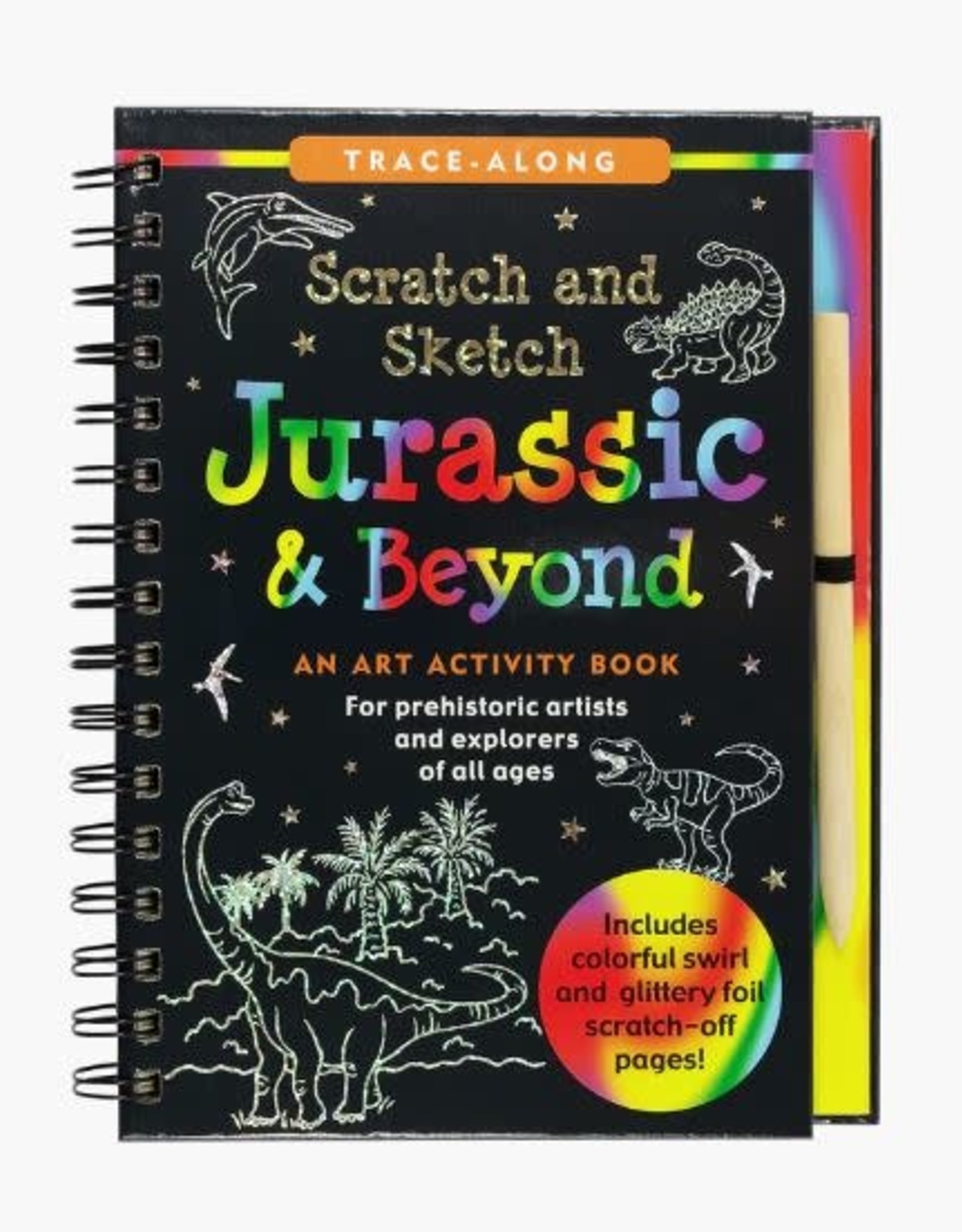 Peter Pauper Press JURASSIC & BEYOND SCRATCH AND SKETCH