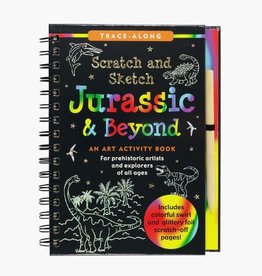 Peter Pauper Press JURASSIC & BEYOND SCRATCH AND SKETCH