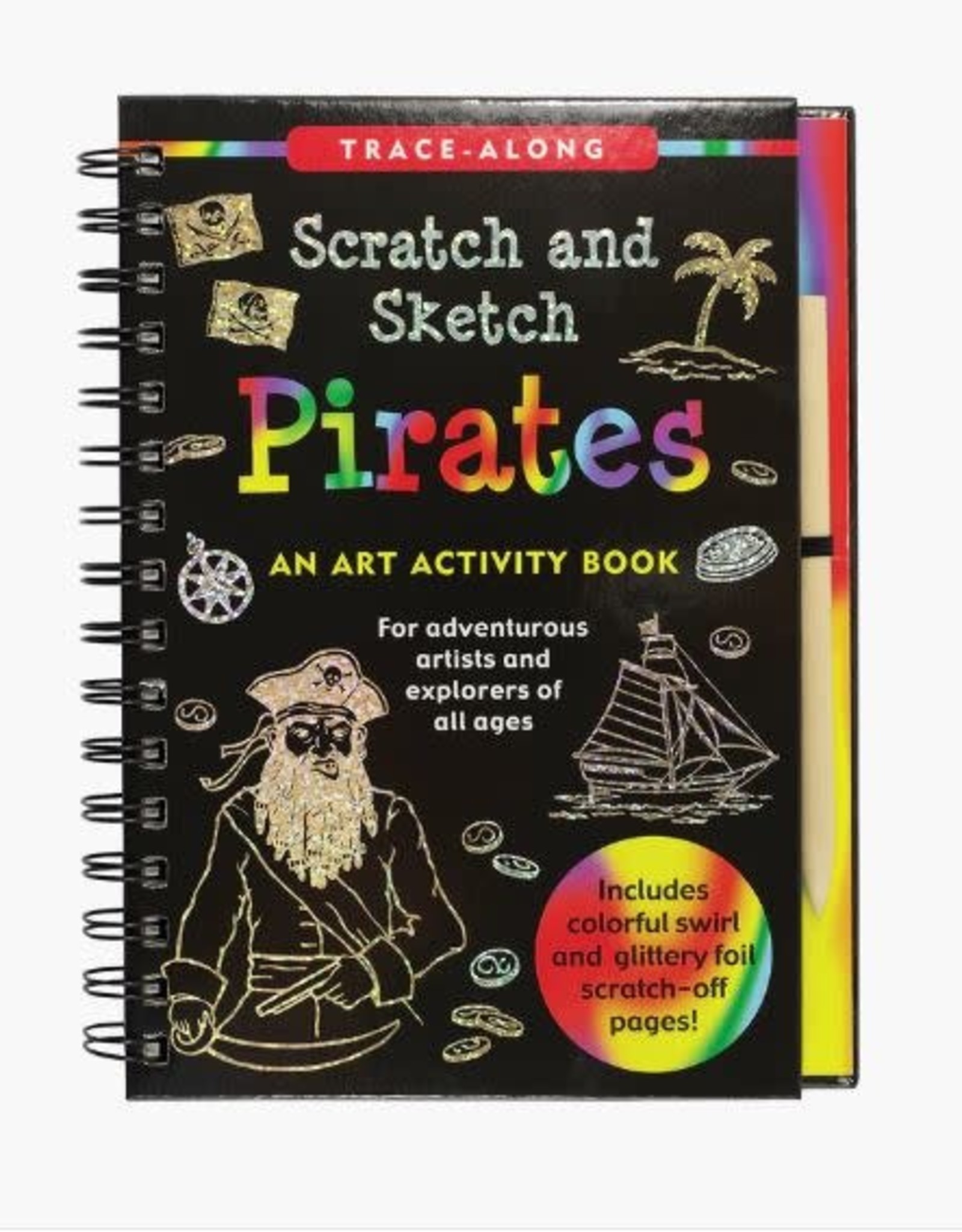 Peter Pauper Press SCRATCH & SKETCH PIRATES TAL