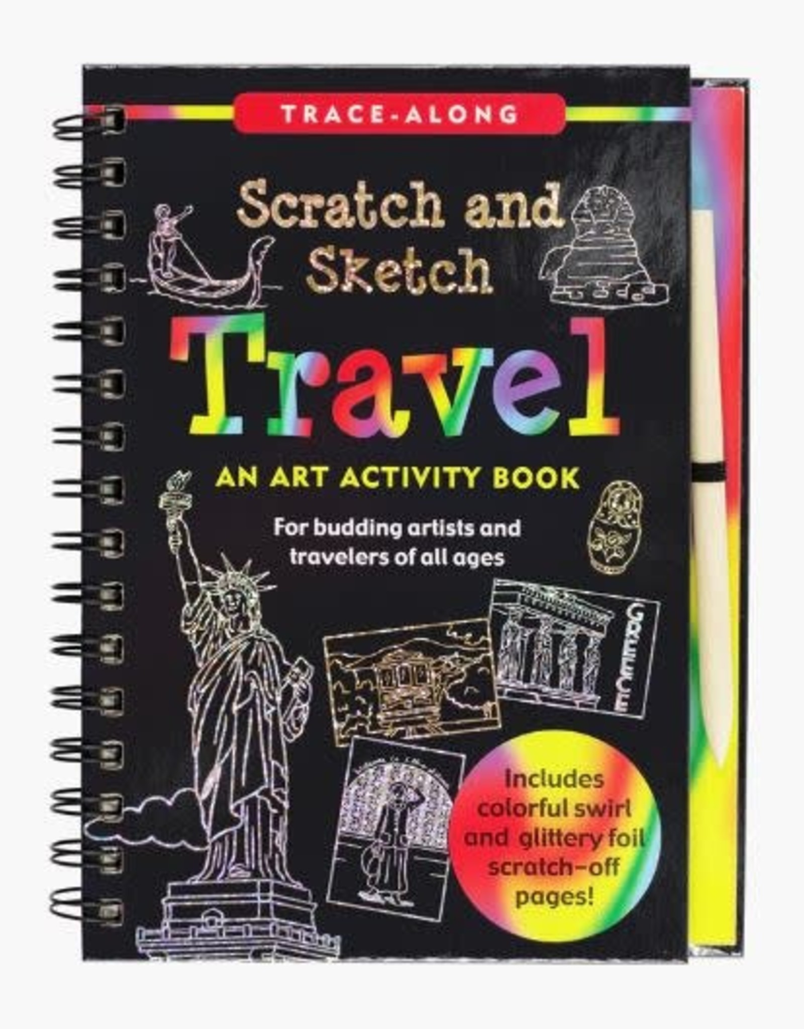 Peter Pauper Press SCRATCH & SKETCH TRAVEL