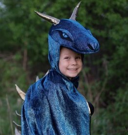 Great Pretenders Starry Night Dragon, Teal/Gold, Size 5-6