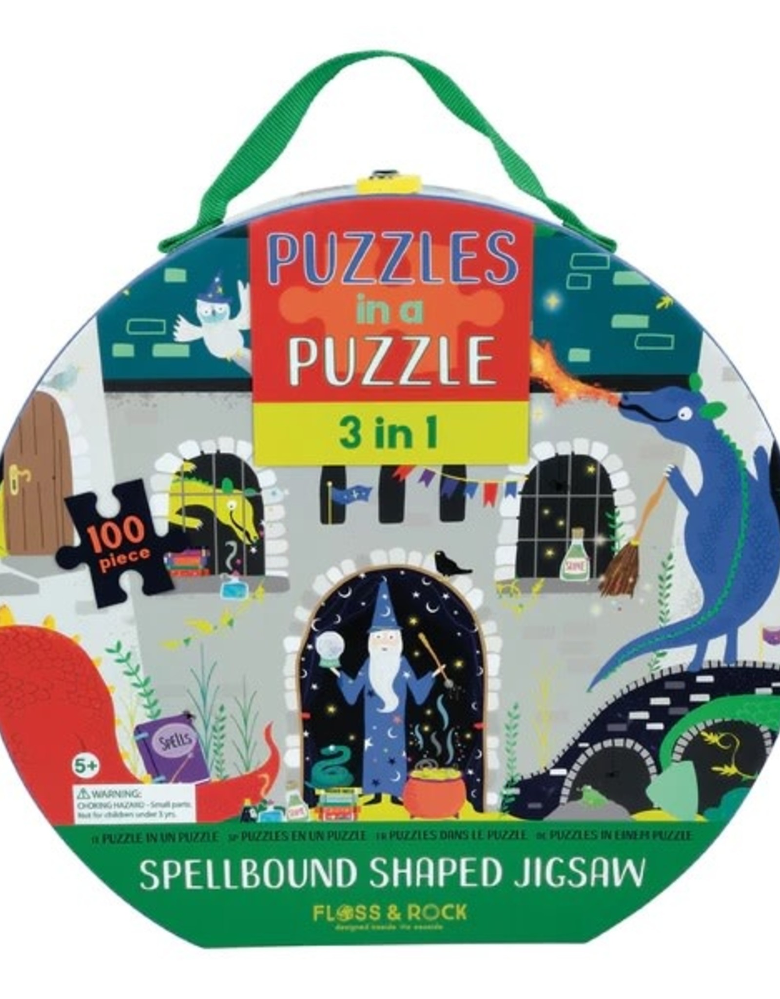 Floss & Rock SPELLBOUND 100PC 3 IN 1 PUZZLE