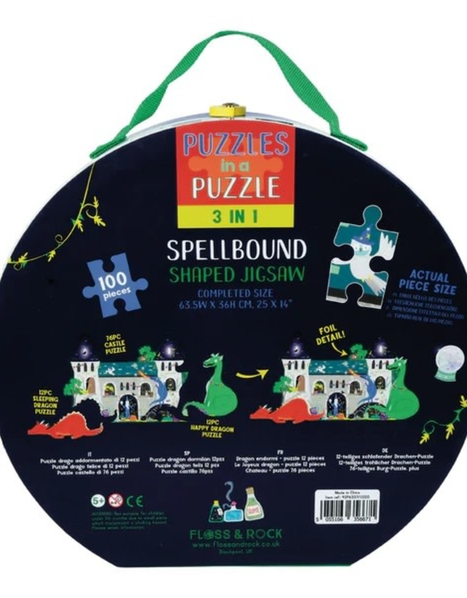 Floss & Rock SPELLBOUND 100PC 3 IN 1 PUZZLE