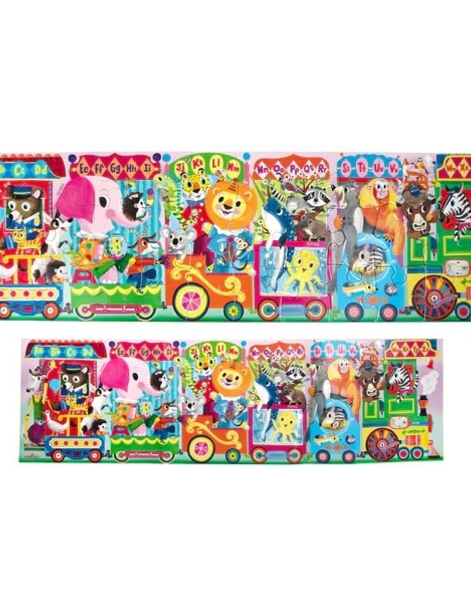 eeBoo ALPHABET TRAIN READY TO LEARN 36PC LONG PUZZLE