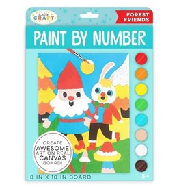 Bright Stripes PAINT BY NUMBER FOREST FRIENDS