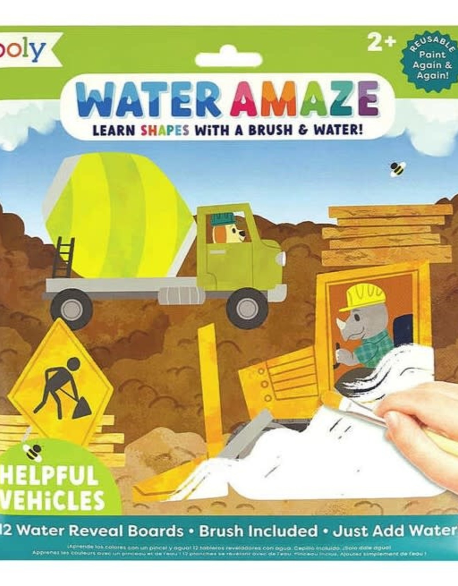 OOLY WATER AMAZE WATER REVEAL BOARDS - HELPFUL VEHICLES