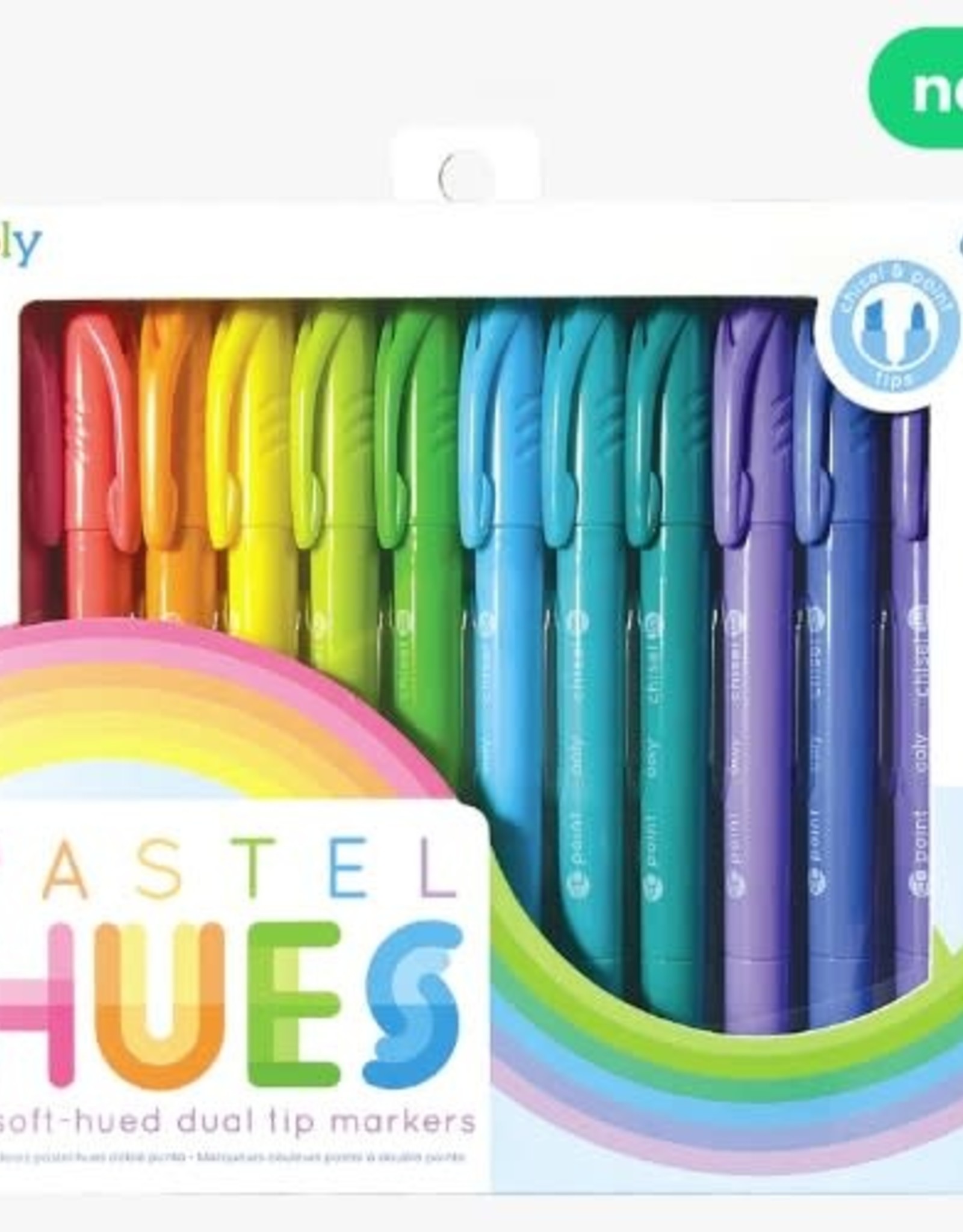 OOLY PASTEL HUES MARKERS - SET OF 12