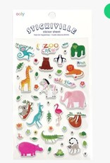 OOLY STICKIVILLE STANDARD - ZOO CREW (PUFFY)