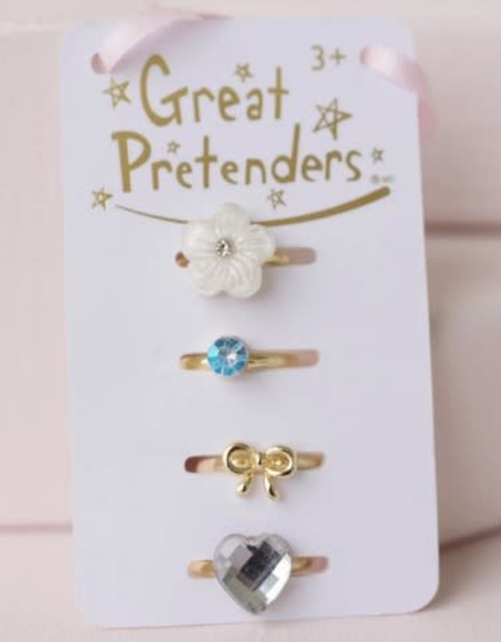 Great Pretenders Boutique Sassy Rings, 4pcs