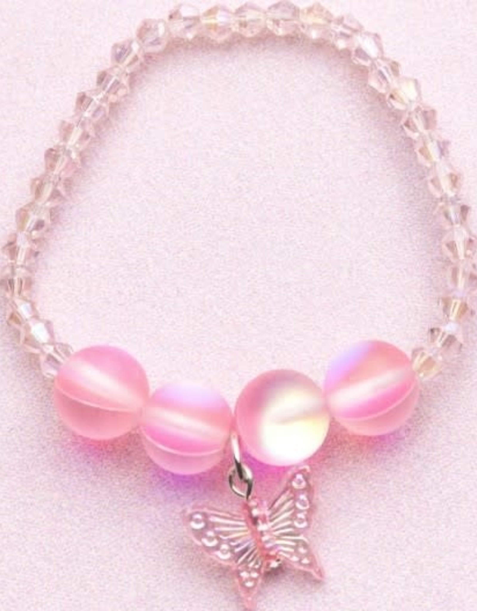 Great Pretenders Boutique Holo Pink Crystal Bracelet