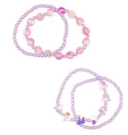 Great Pretenders Boutique Shimmer Butterfly Bracelet,  2pc, Assorted