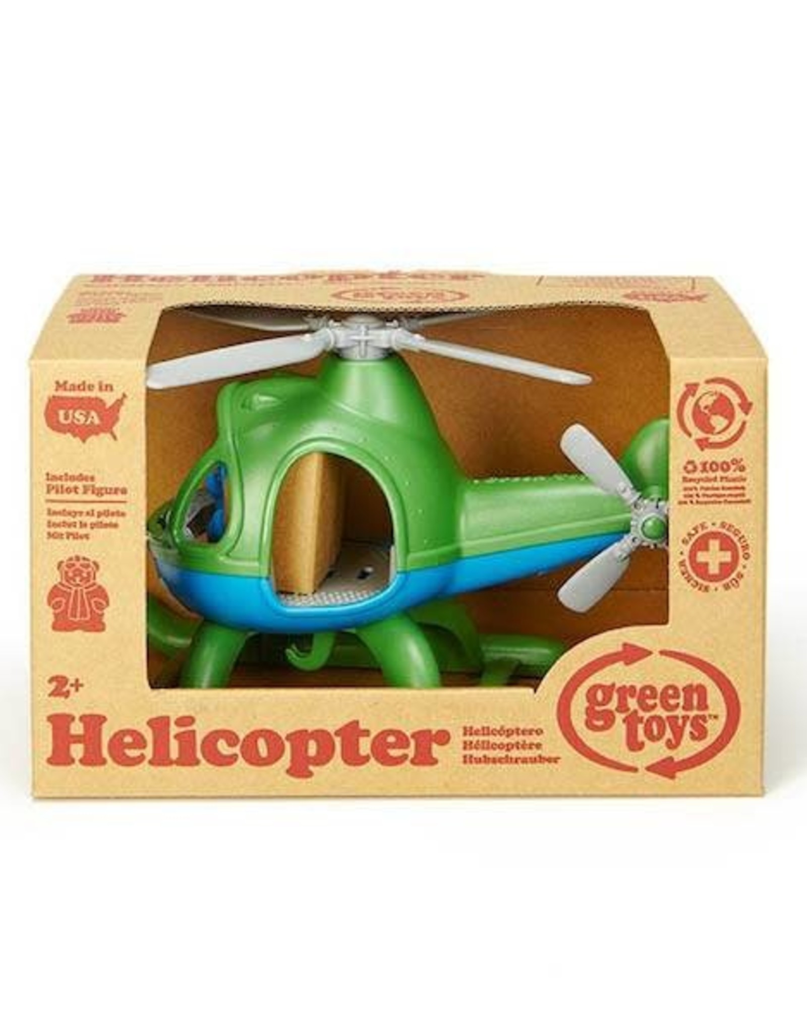 Green Toys Helicopter - Green