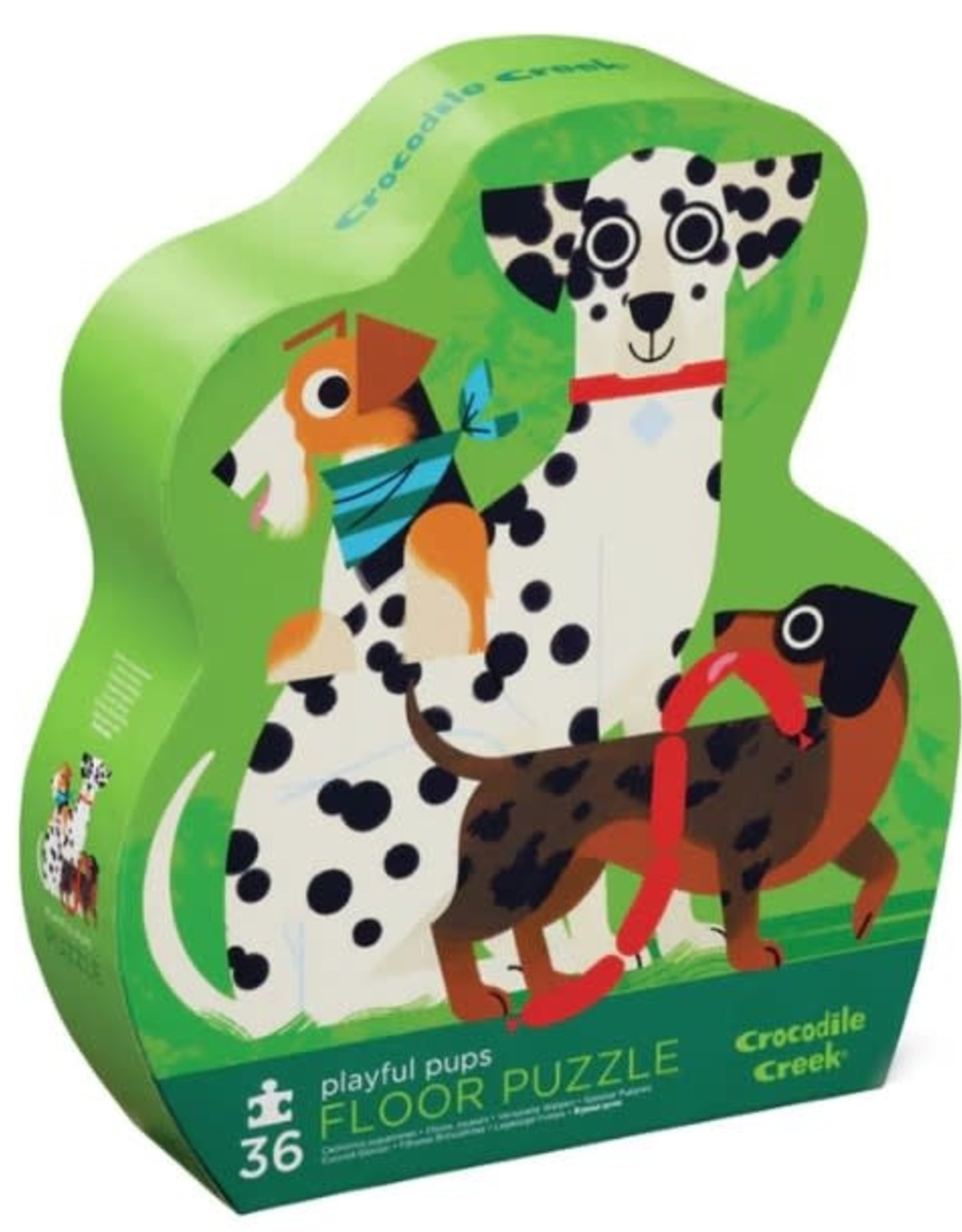 Crocodile Creek 36-PC PUZZLE/PLAYFUL PUPS