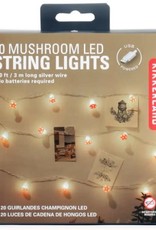 Kikkerland 20 Mushroom LED String Lights