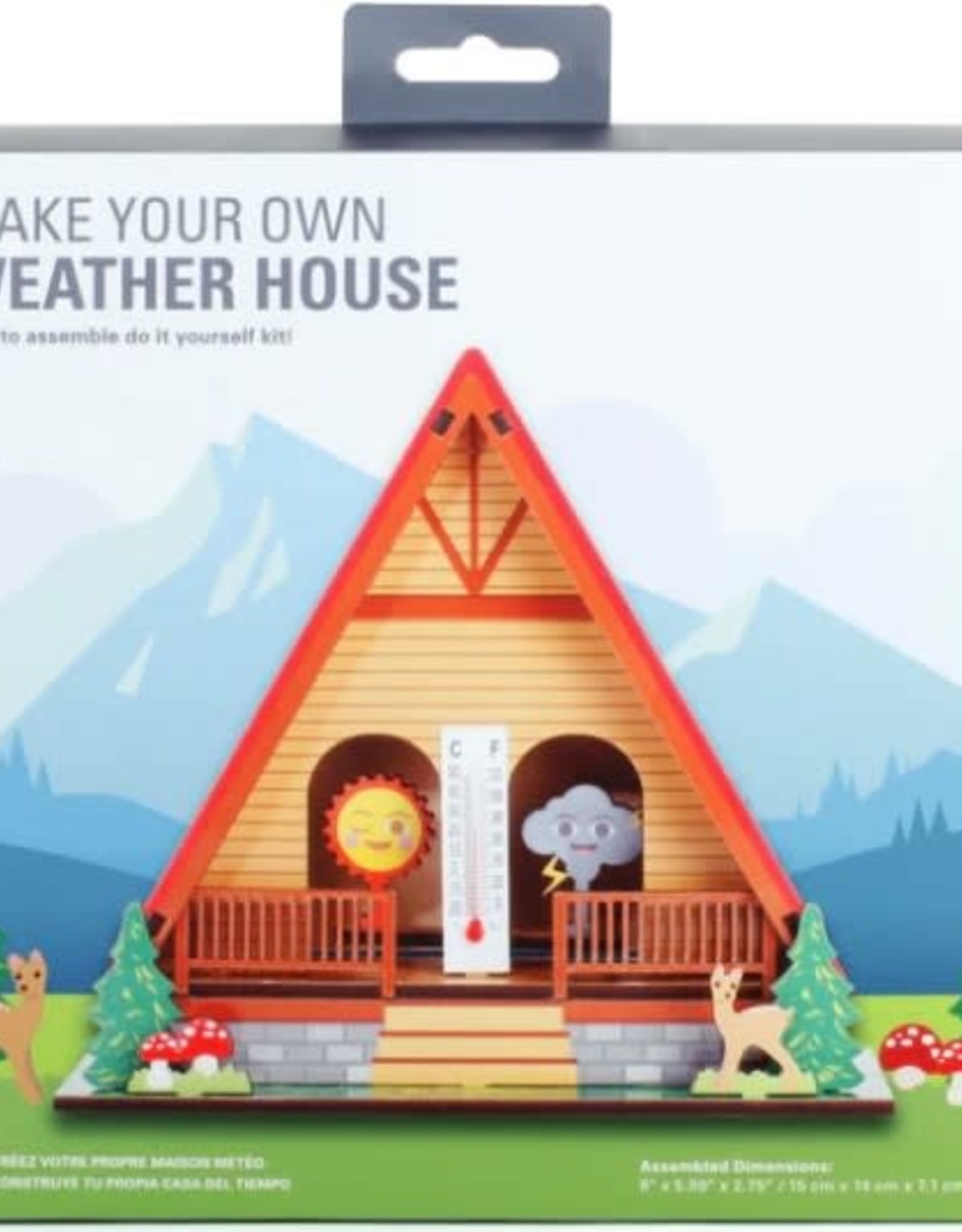 Kikkerland MAKE YOUR OWN WEATHER HOUSE