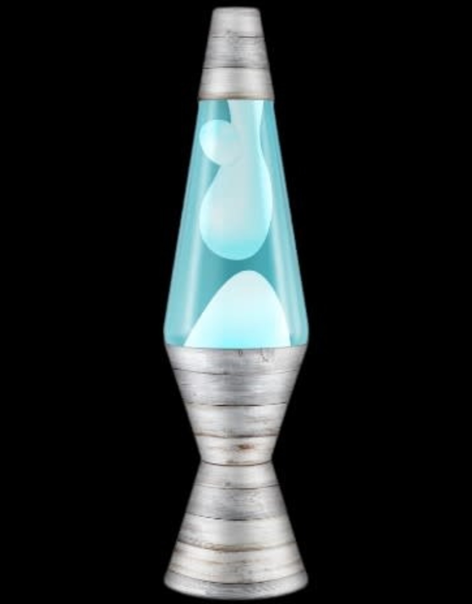 Lava Lamp 14.5'' Lava Lamp RECLAIMED WOOD/WHT/TEAL