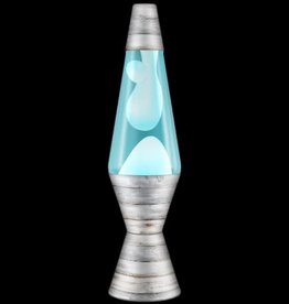 Lava Lamp 14.5'' Lava Lamp RECLAIMED WOOD/WHT/TEAL