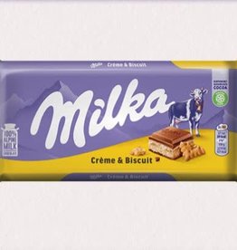Milka Milka Cream & Biscuit 100g