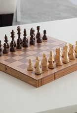 Chess Set 11" Folding Book Style (OAK)