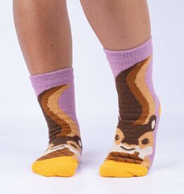 Sock It To Me Slipper Sock- I'm Nuts About You