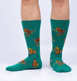 Sock It To Me Men's Crew- Poison Dart Frog