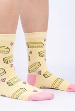 Sock It To Me Women's Crew- Butter Me Up