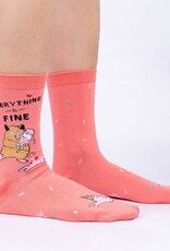 Sock It To Me WOMEN'S CREW - EVERYTHING IS FINE