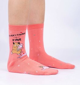 Sock It To Me WOMEN'S CREW - EVERYTHING IS FINE