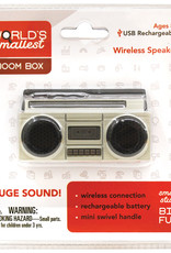 World's Smallest W.S. Boom Box-USB rechargeable