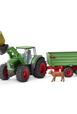 Schleich Farm World Tractor with Trailer 42379