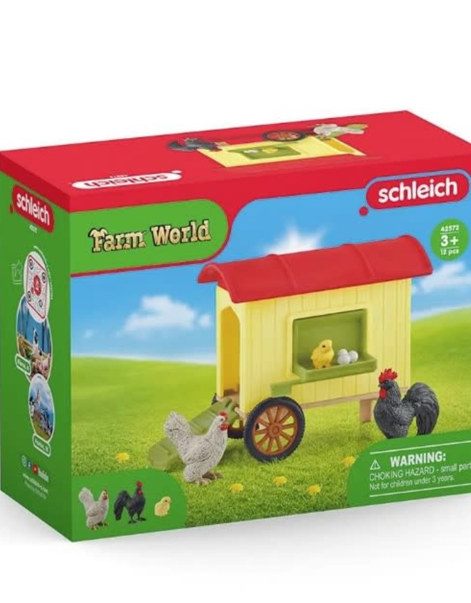 Schleich Farm World Mobile Chicken Coop 42572