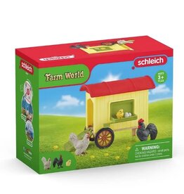 Schleich Farm World Mobile Chicken Coop 42572