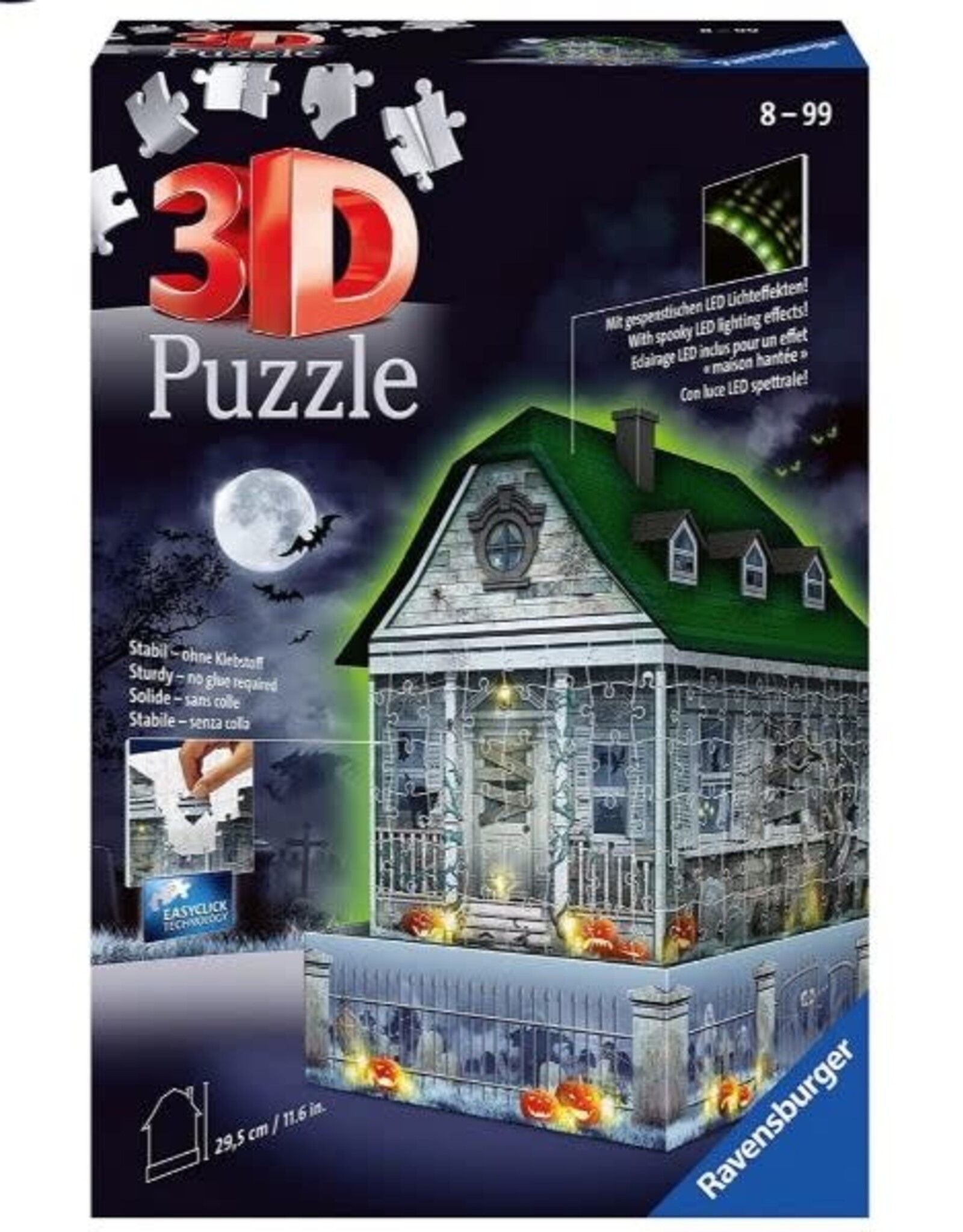 Ravensburger Halloween Haunted House (216pc 3D Puzzle) RAV11548