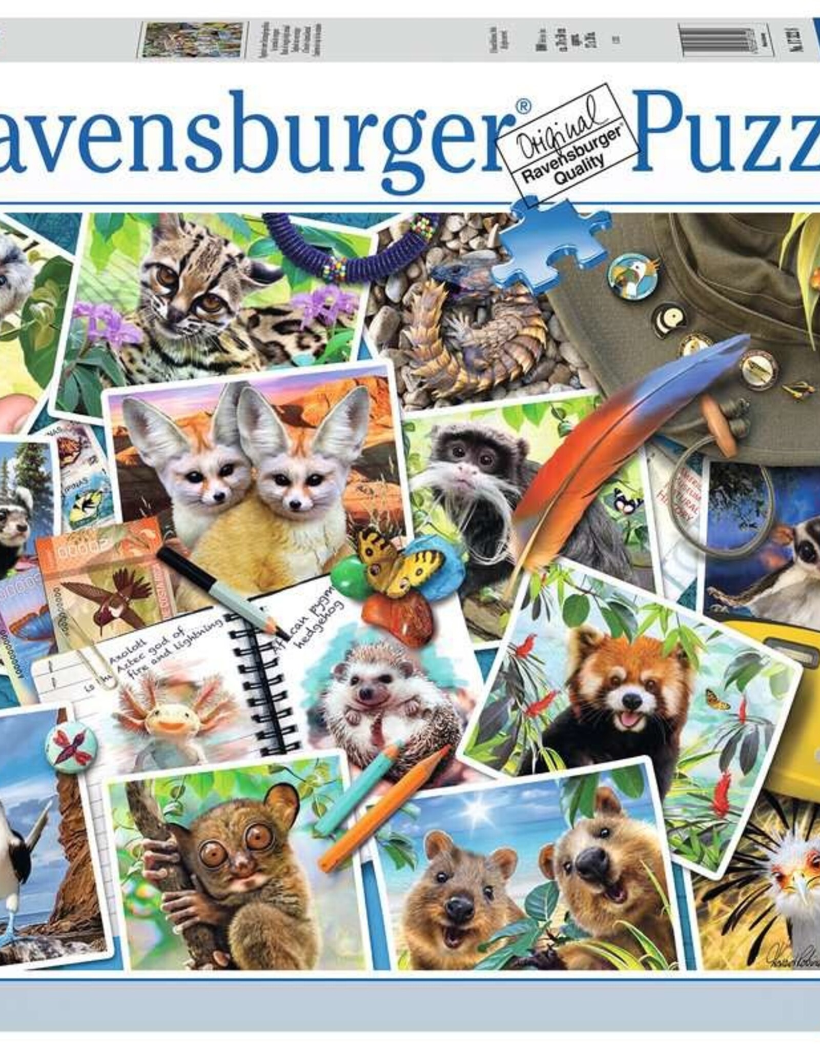 Ravensburger Traveller's Animal Journal 1000pc RAV17322