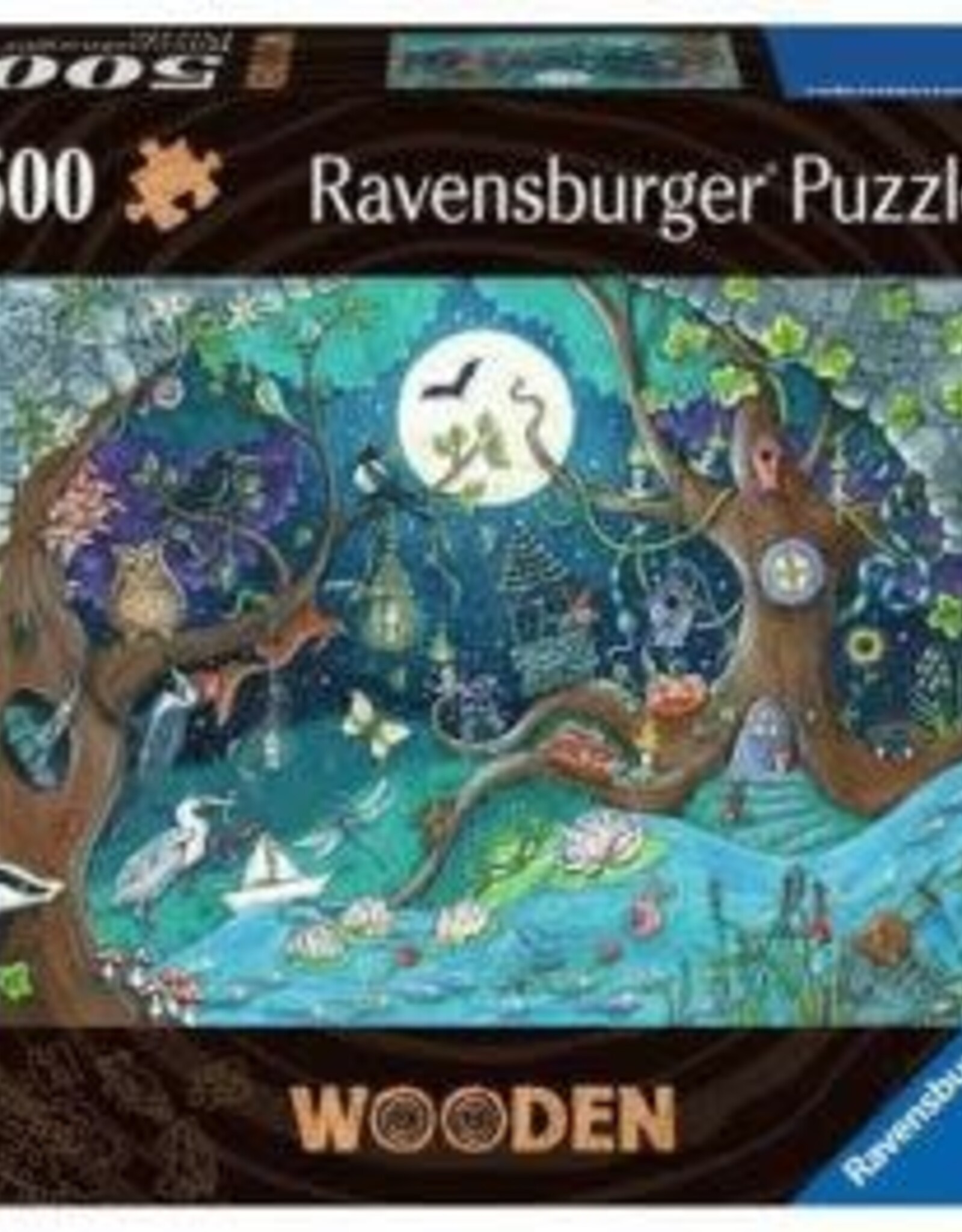 Ravensburger Wooden Fantasy Forest 500pc RAV17516