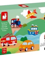 Janod FABRIC STAMPS - VEHICLES