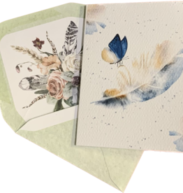 Bella Flor Cards Featherlight Mini Card