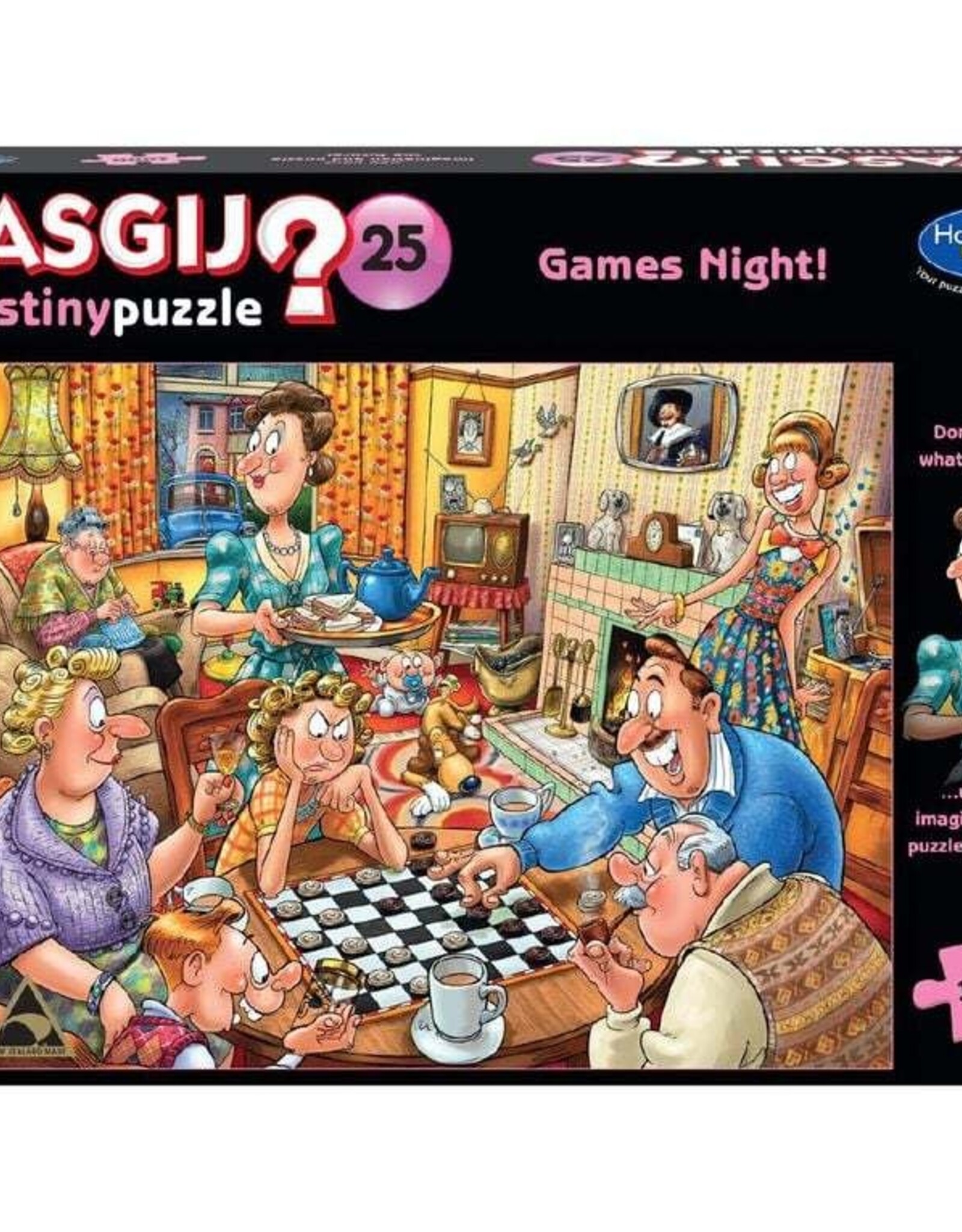 Jumbo Wasgij destiny 25 Games Nights 1000pc