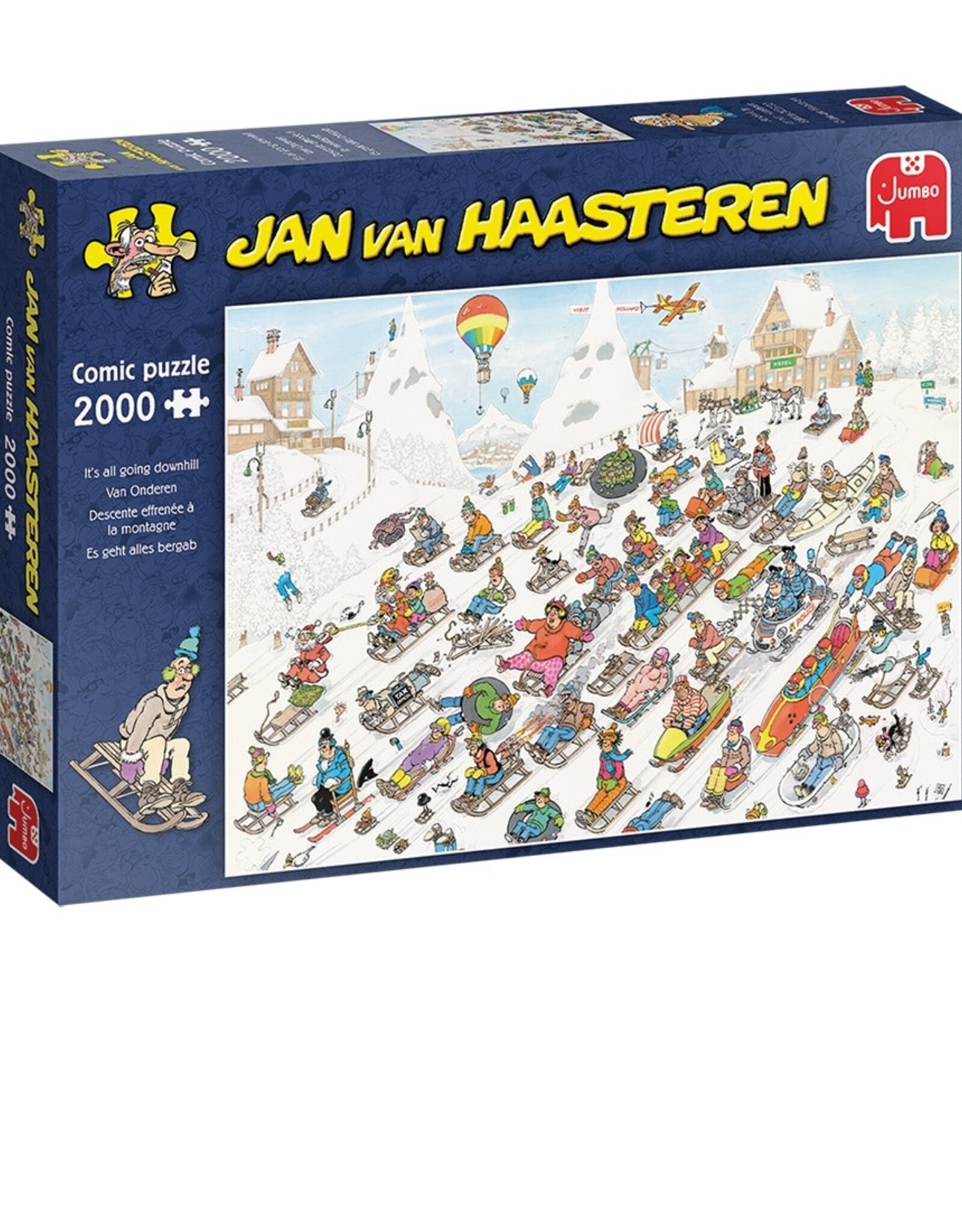 Jumbo Jan Van Haasteren: It's All Going Downhill 2000pc
