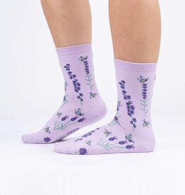 Sock It To Me WOMEN'S CREW - BEES AND LAVENDER