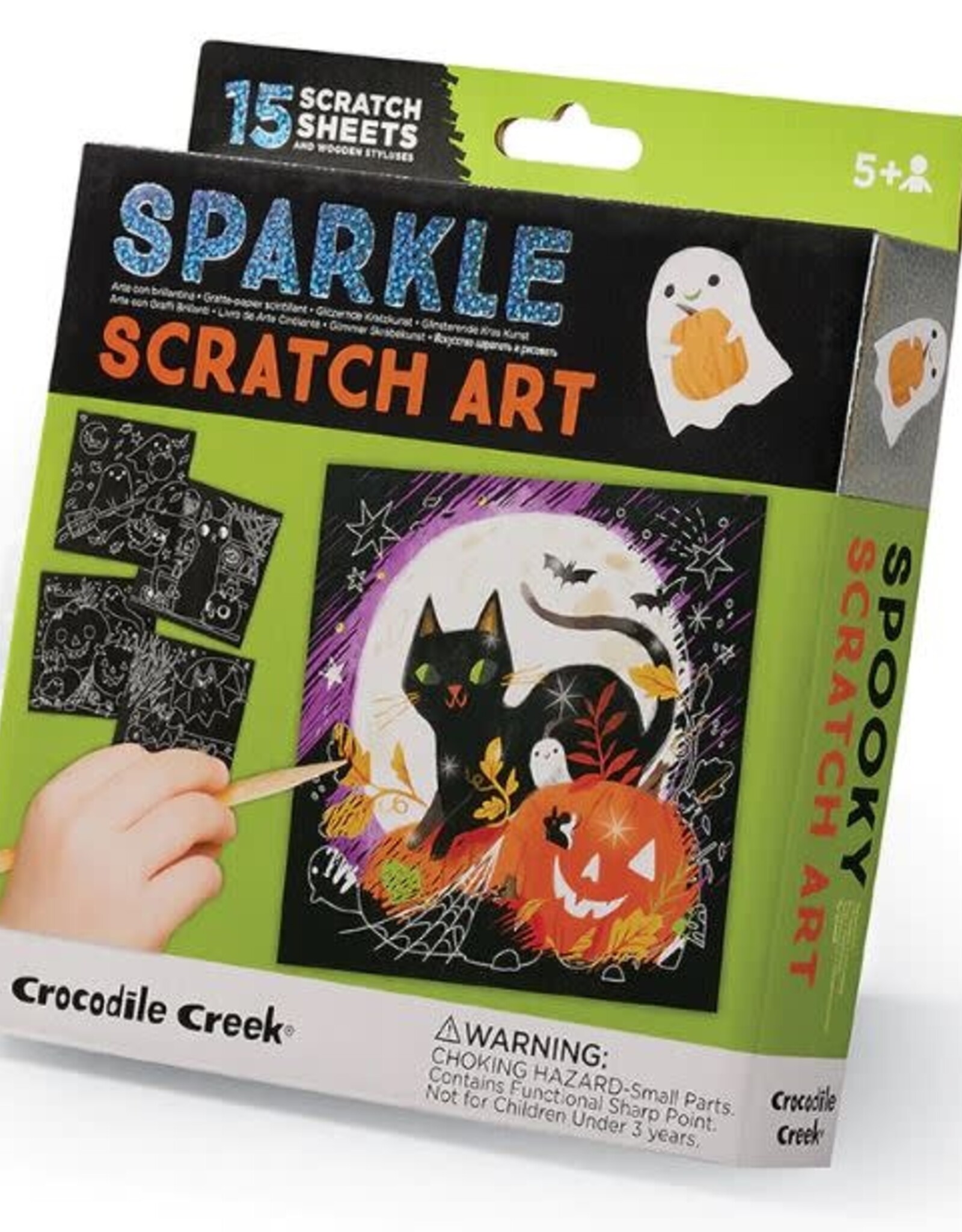 Crocodile Creek SPARKLE SCRATCH ART/SPOOKY